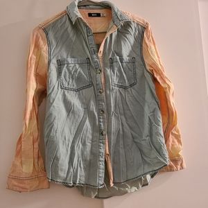 Mixed Material Urban Outfitters Shirt